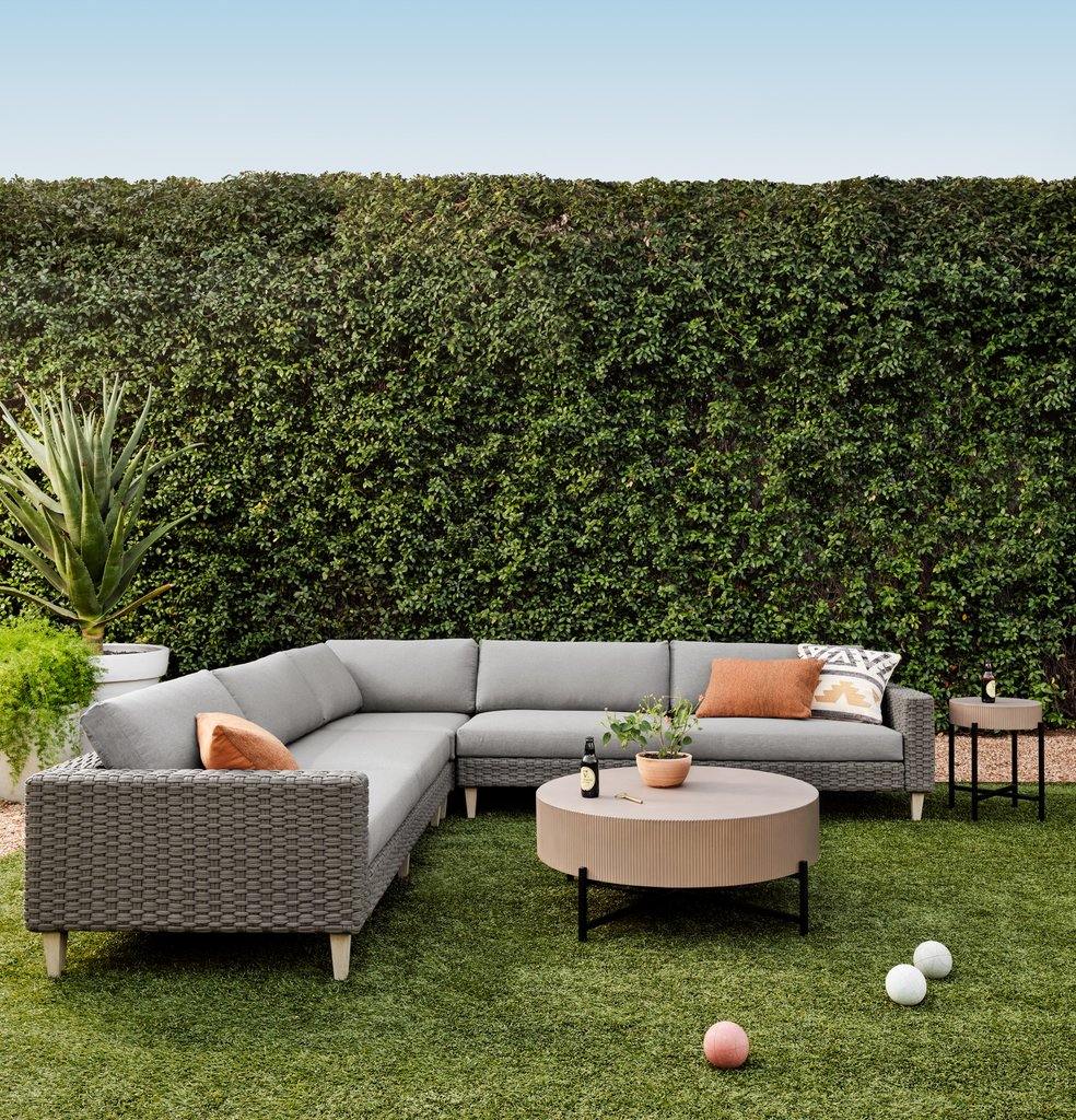 Remi Outdoor 3 Piece Sectional - The Tin Roof Furniture
