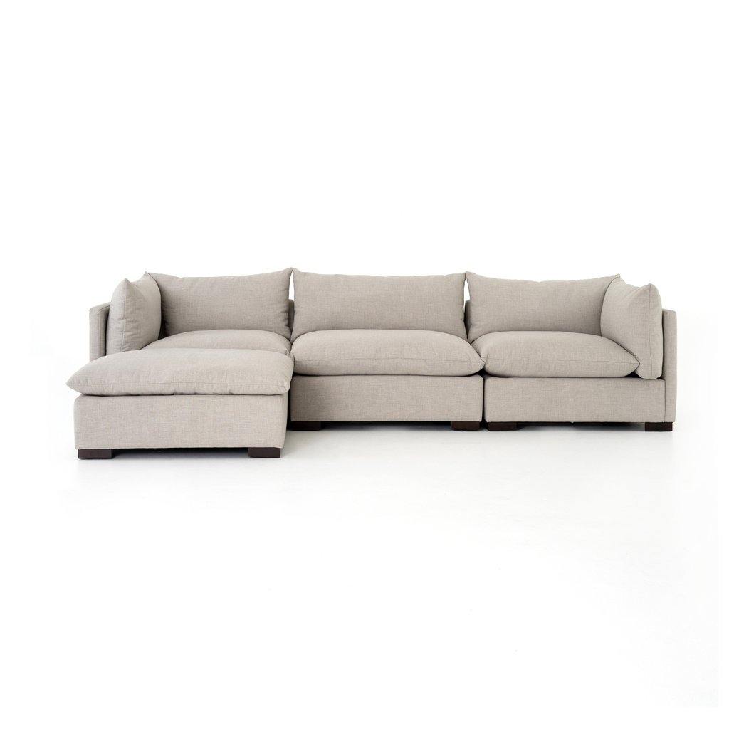 Westwood Sectional W/ Ottoman - The Tin Roof Furniture