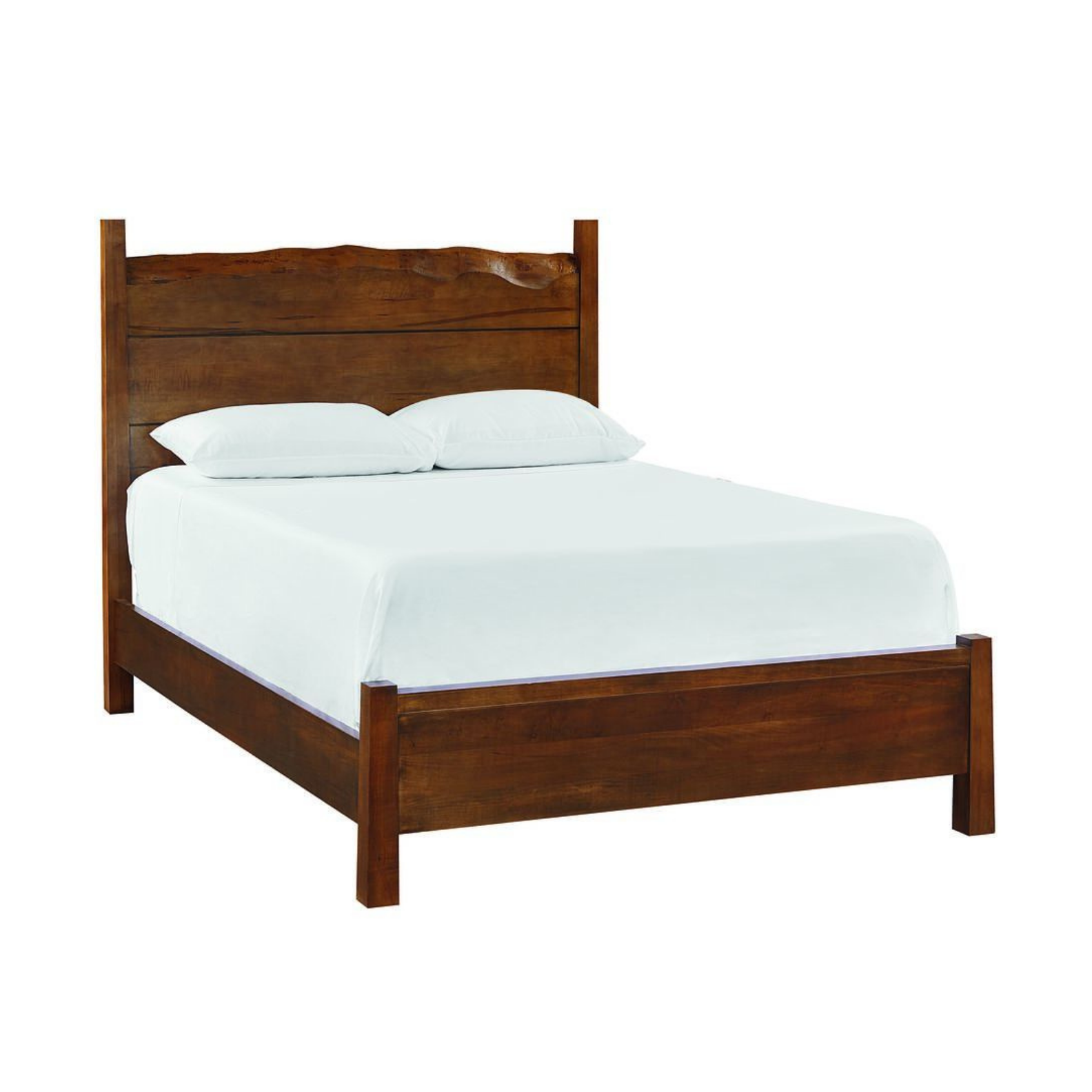 Heritage Maple Live Edge Panel Queen Bed – The Tin Roof