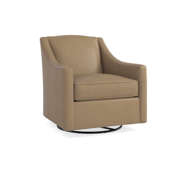 Corinna Leather Swivel Chair