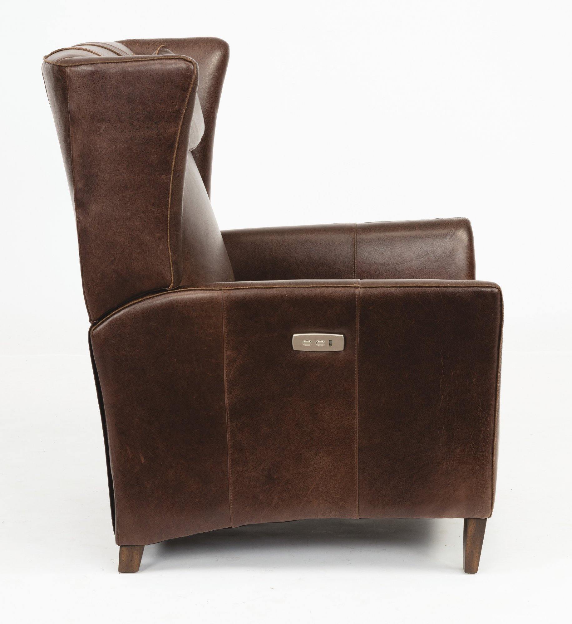 Oswald Leather Recliner - The Tin Roof Furniture